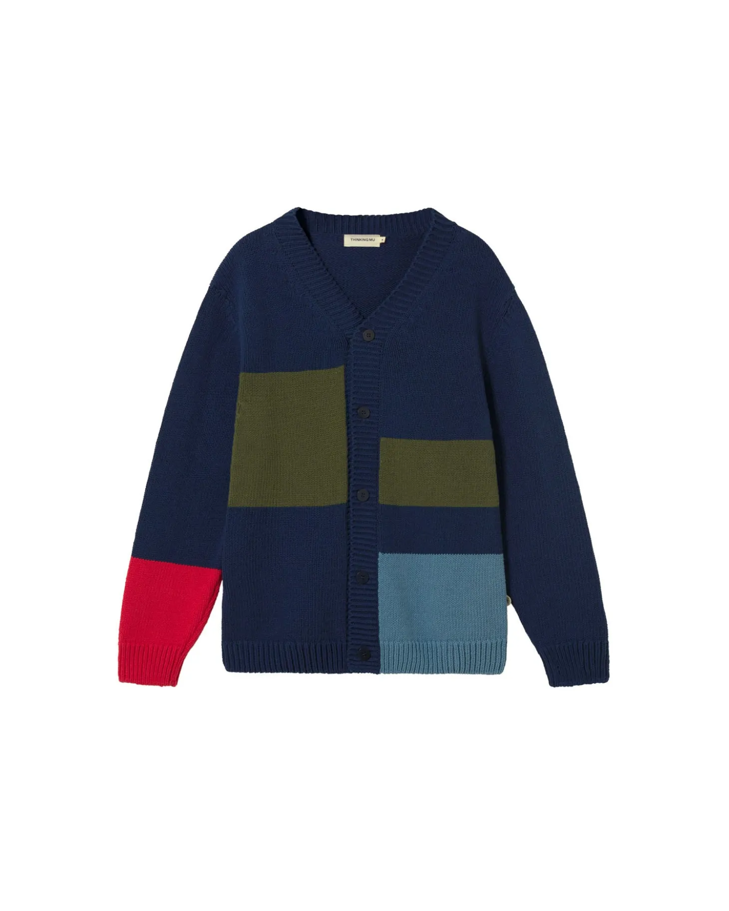 Cardigan multicolore en maille Nico