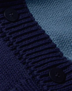 Cardigan multicolore en maille Nico