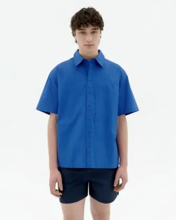 Chemise baggy bleue Kurt