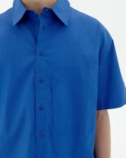 Chemise baggy bleue Kurt