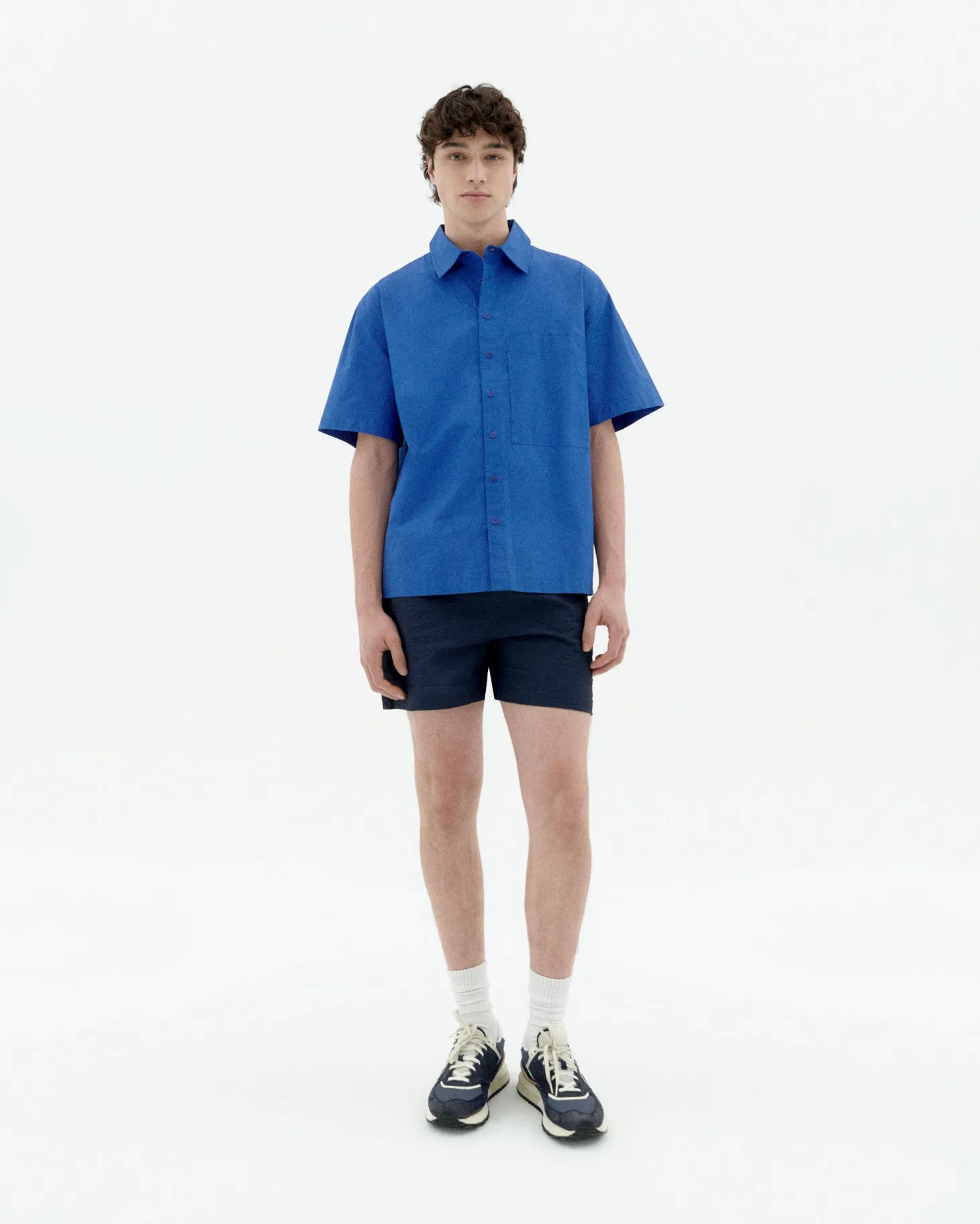 Chemise baggy bleue Kurt