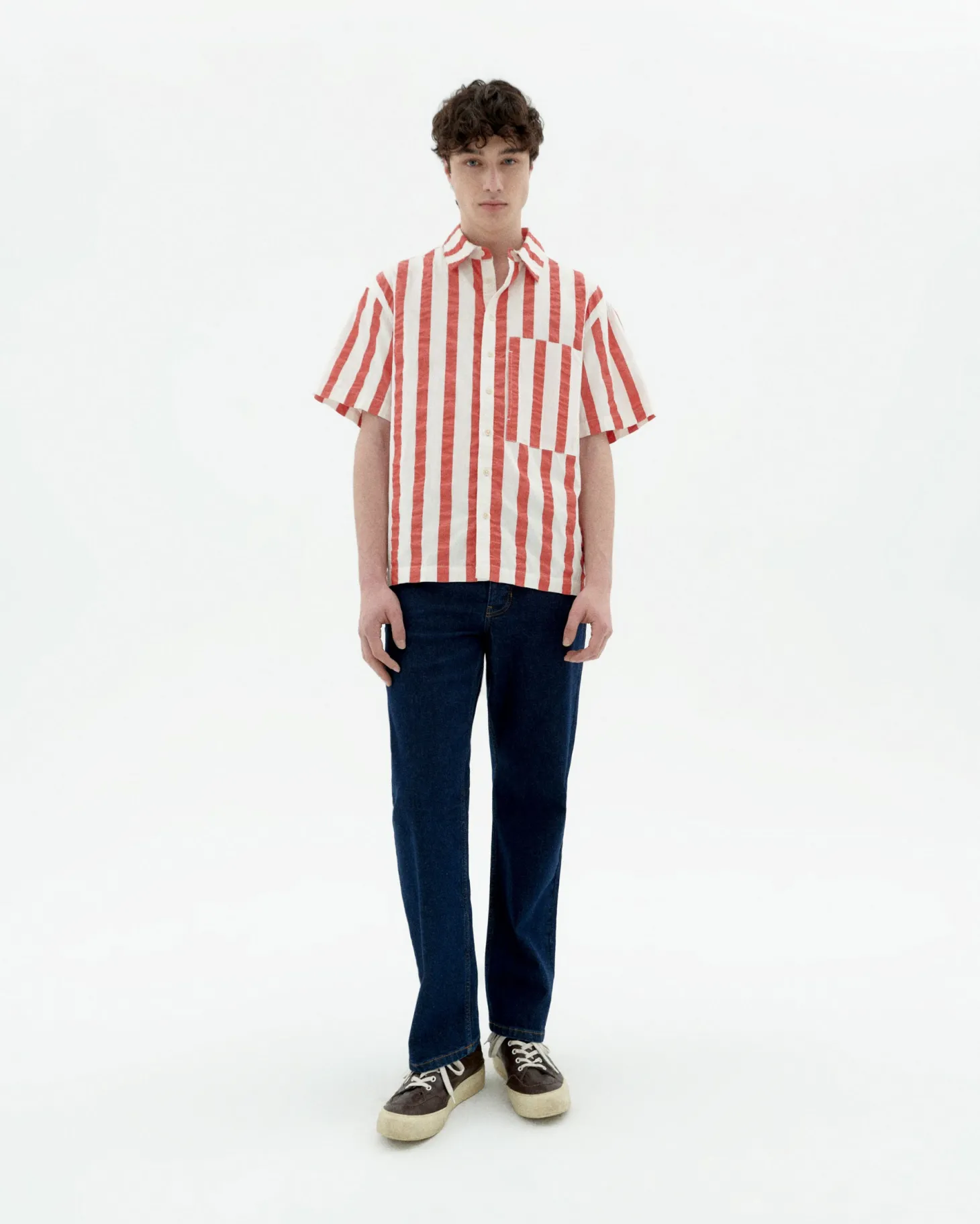 Chemise baggy rouge Kurt