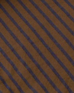 Chemise marron à rayures Tom