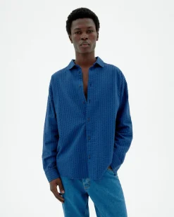 Chemise seersucker Haru