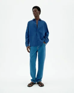 Chemise seersucker Haru