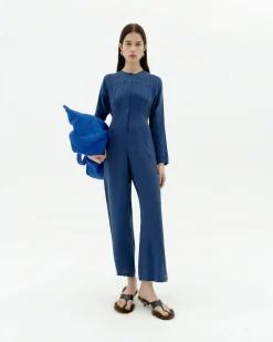 Combinaison bleue Cupro Marcia