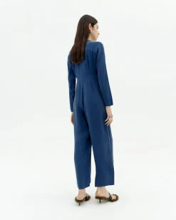 Combinaison bleue Cupro Marcia