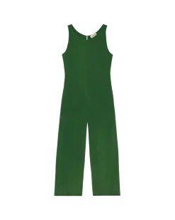 Combinaison verte Cupro Adriana