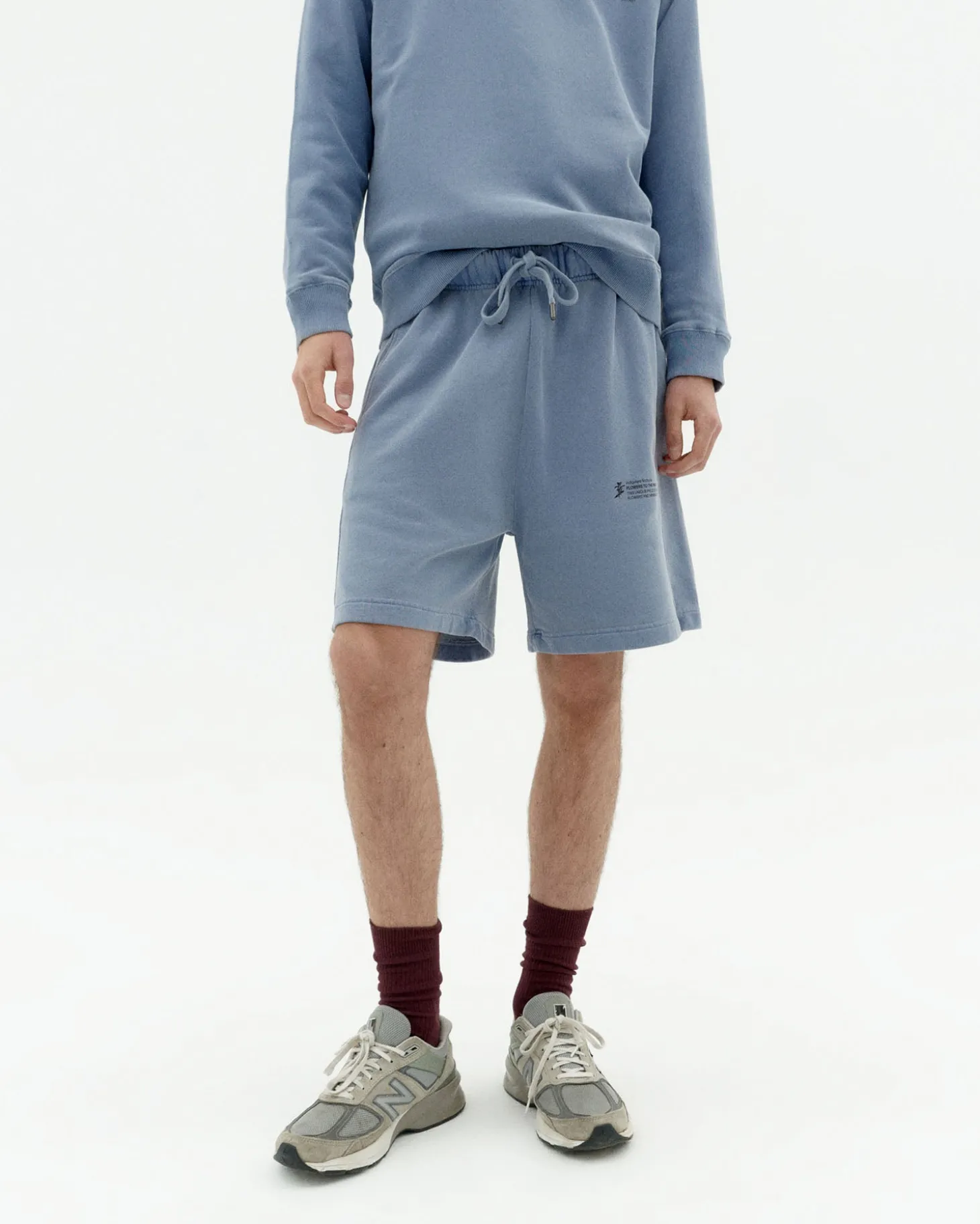 Comfy Bermuda indigo unisex teinture naturelle