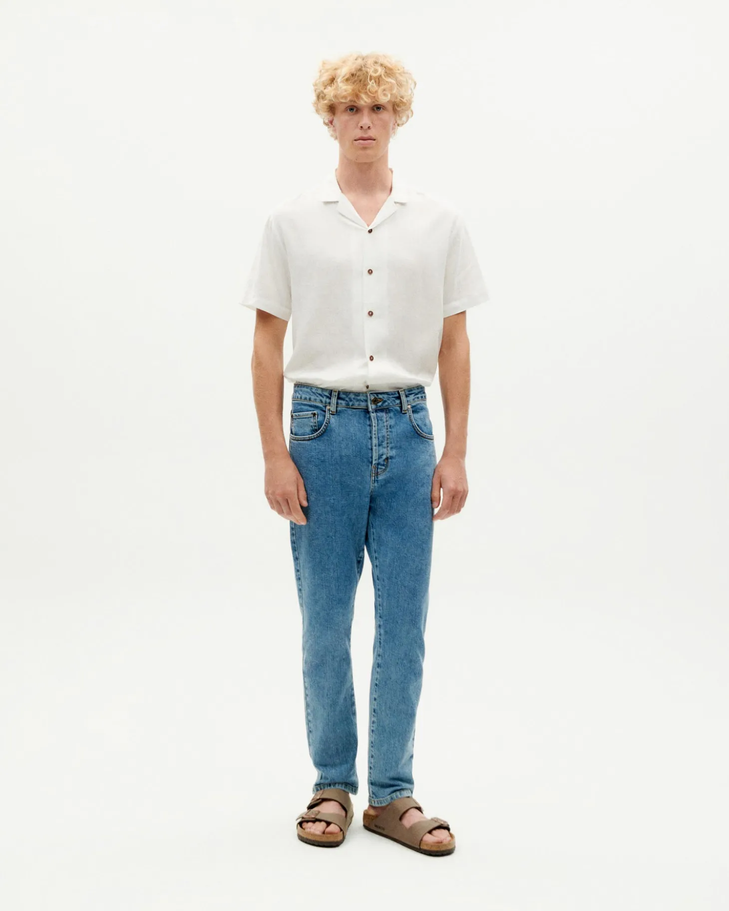 Jean bleu clair slim fit 5 Pockets