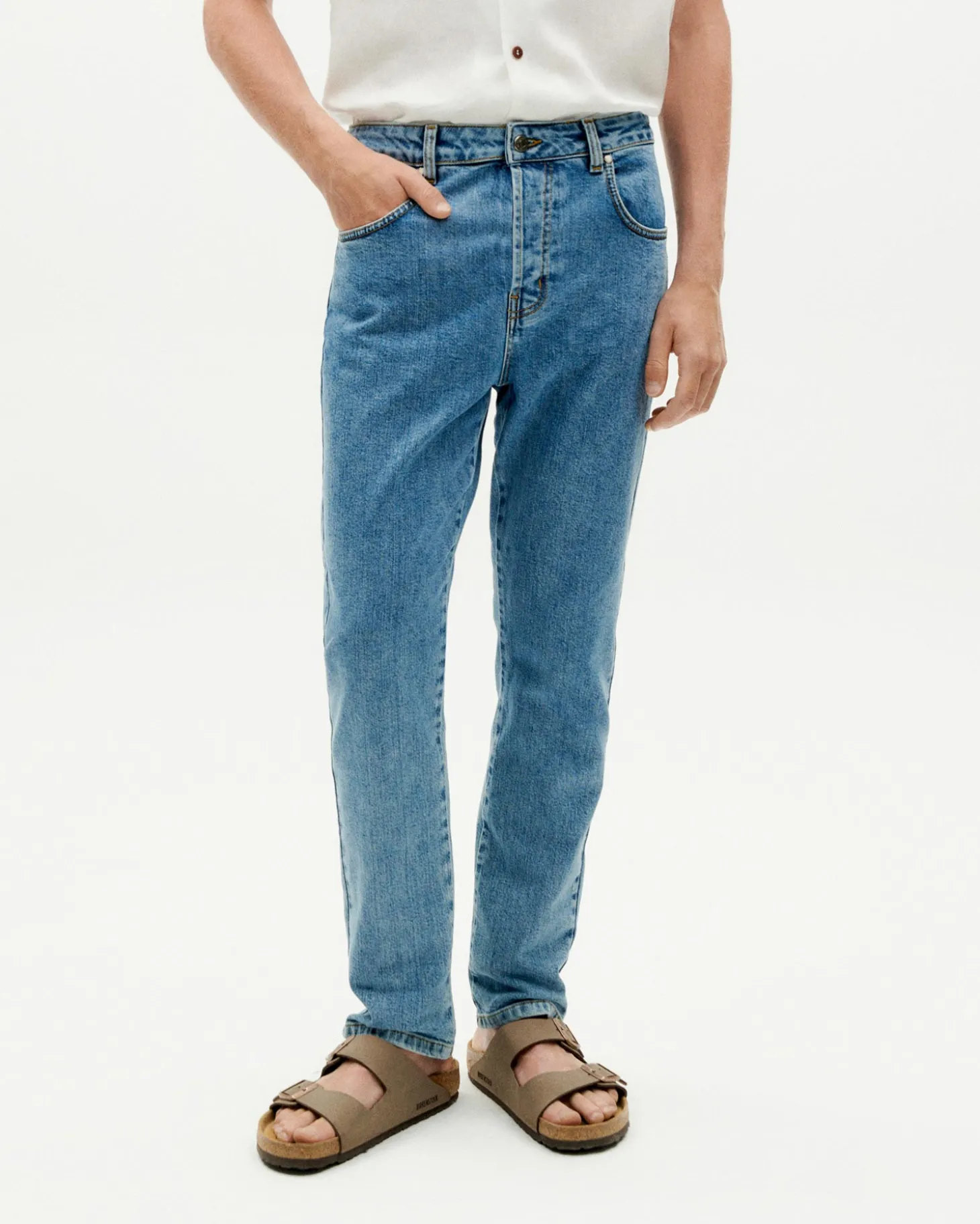 Jean bleu clair slim fit 5 Pockets