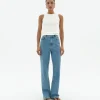 Jean bleu clair taille haute Theresa