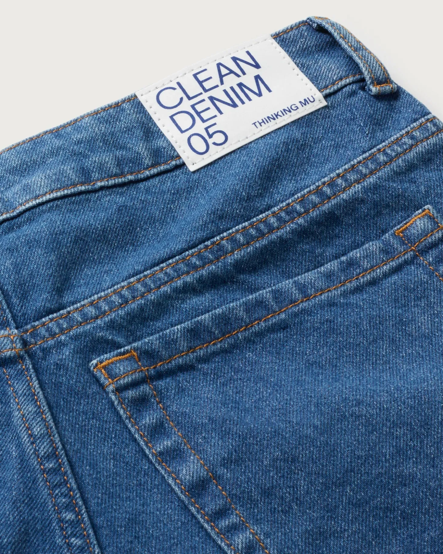 Jean bleu classique wide leg Hedda