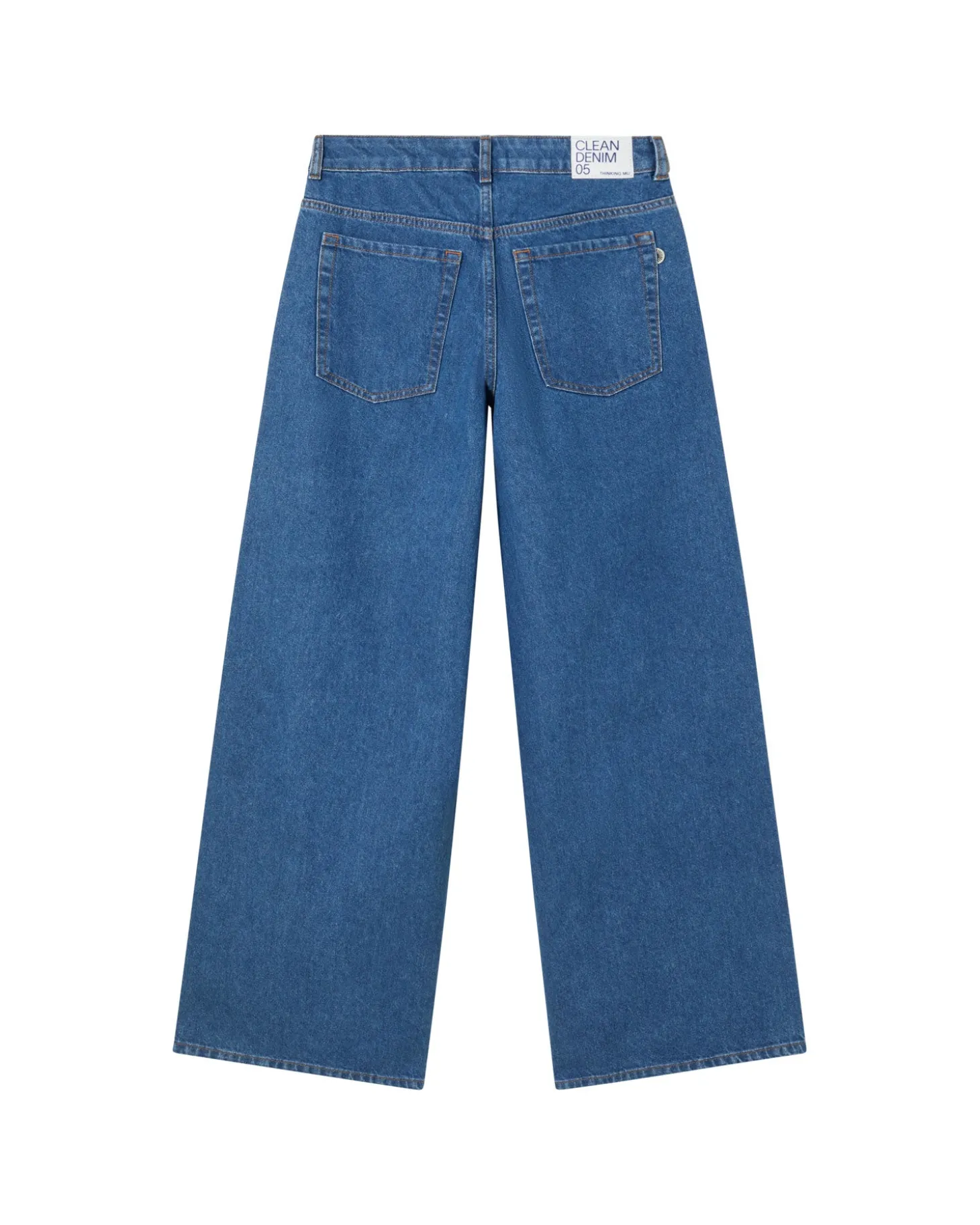 Jean bleu classique wide leg Hedda