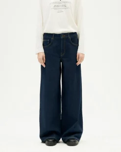 Jean marine wide leg Hedda