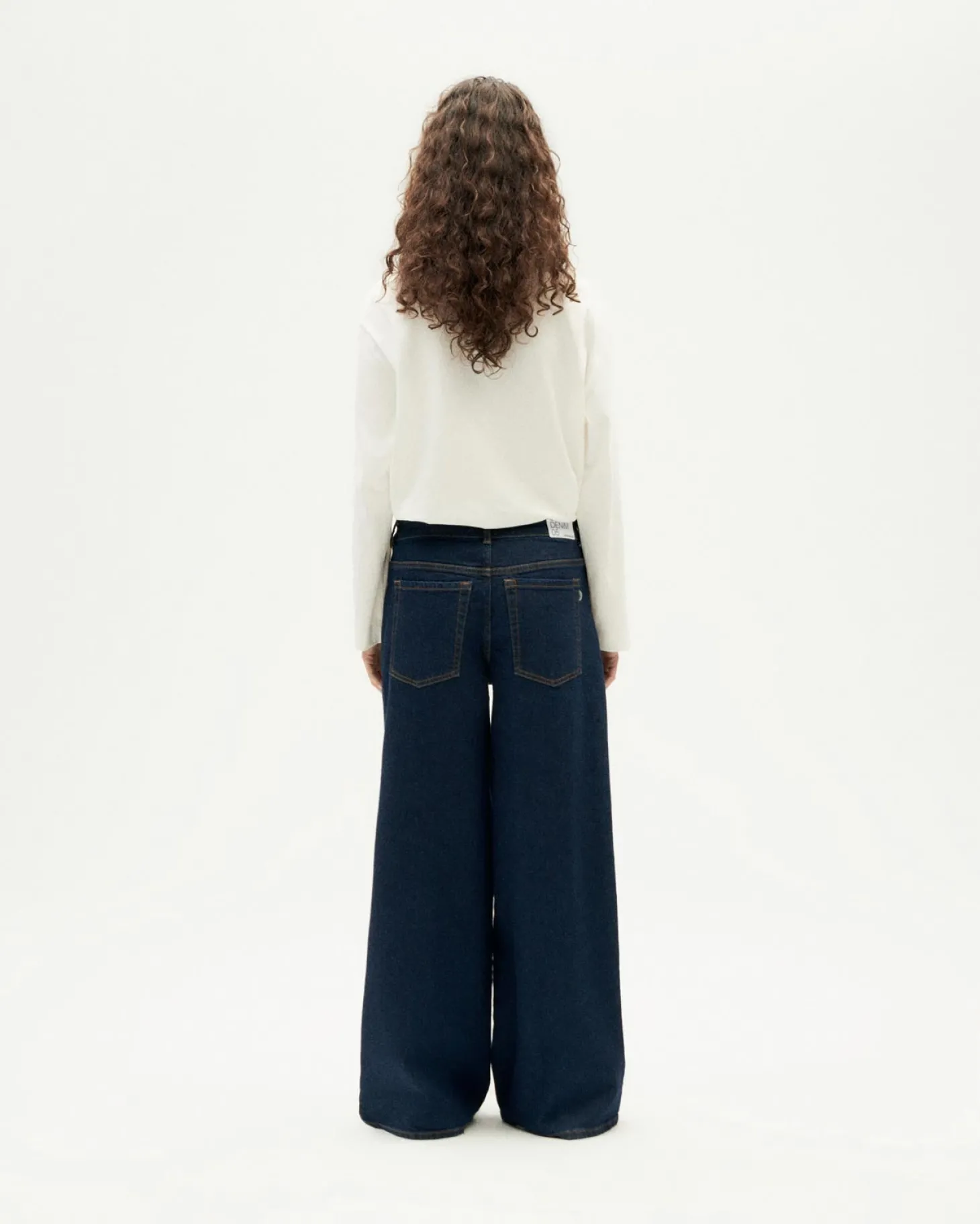 Jean marine wide leg Hedda