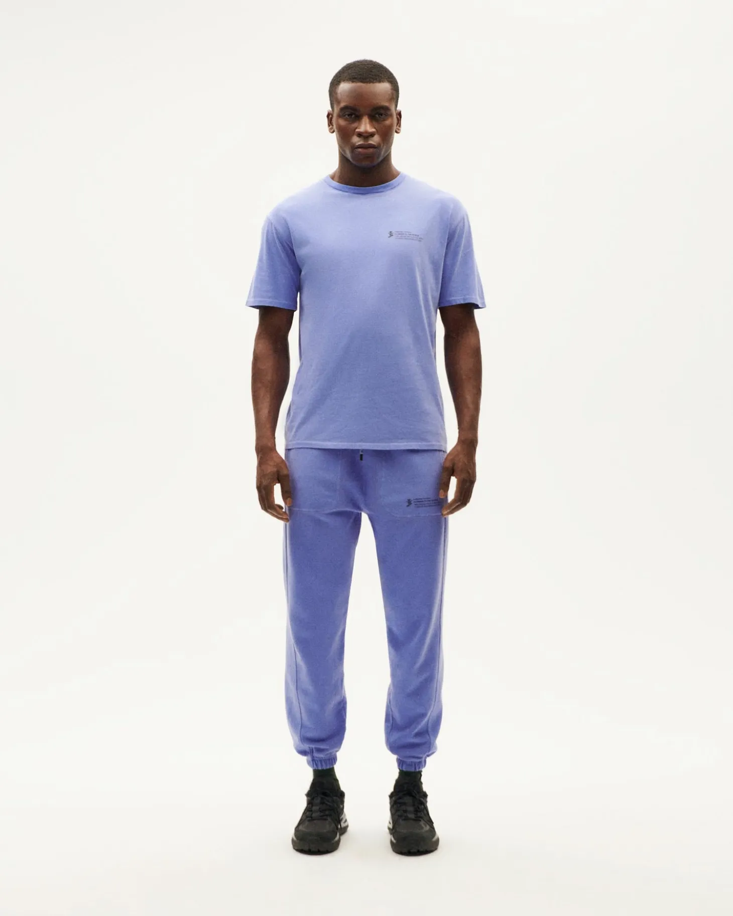 Joggers violet unisex teinture naturelle