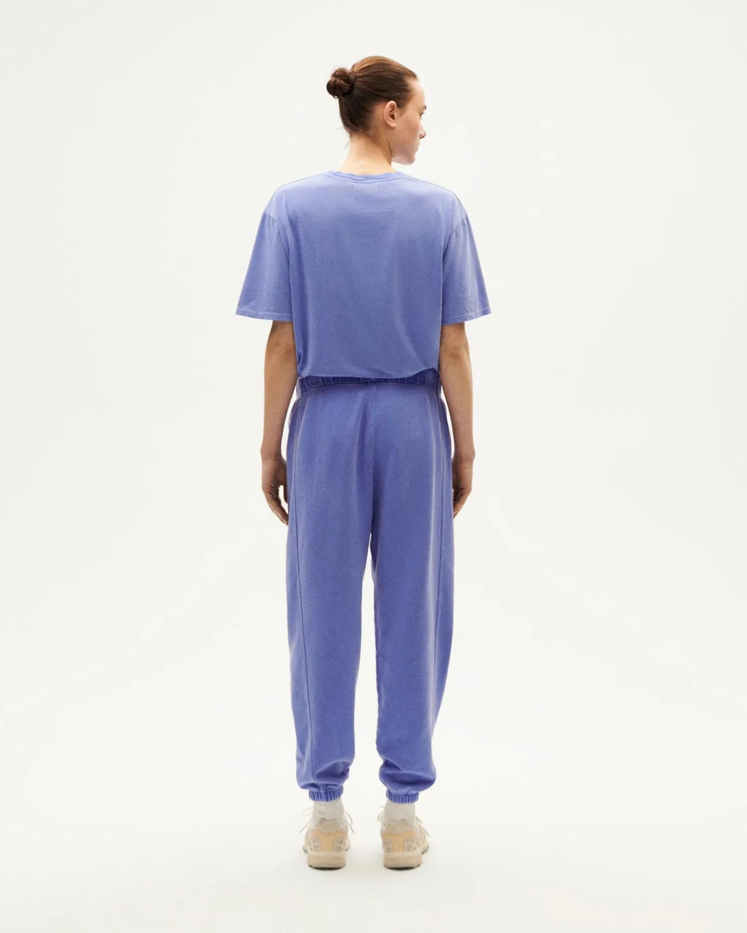 Joggers violet unisex teinture naturelle