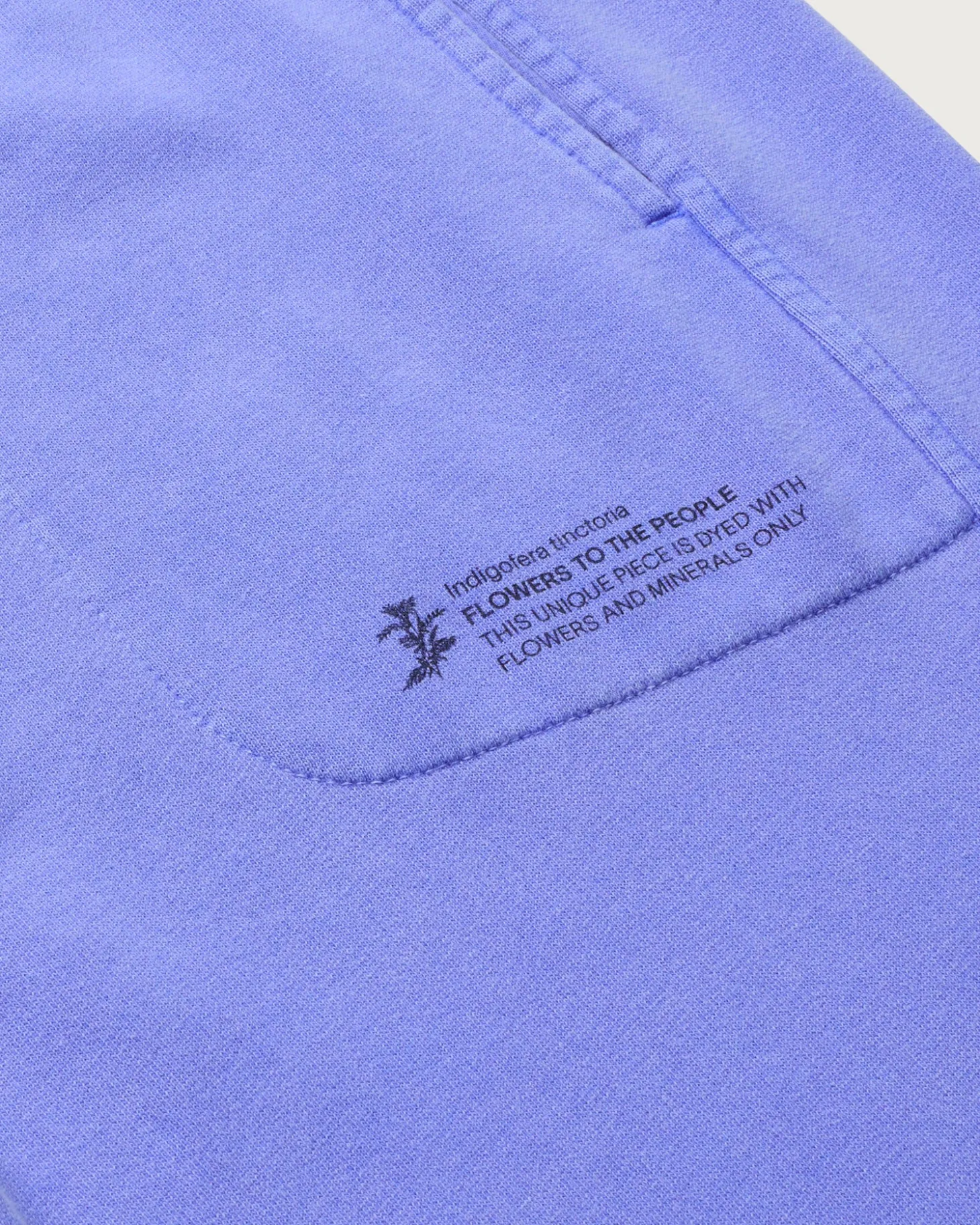 Joggers violet unisex teinture naturelle