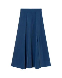 Jupe midi Cupro Tora