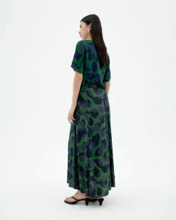 Jupe midi Ecovero leaf Tora