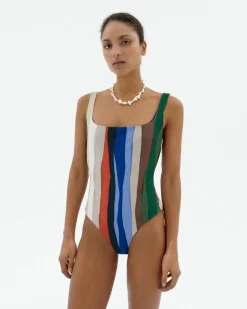 Maillot de bain à rayures river Amalfi
