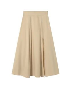 Midi jupe patched Tora