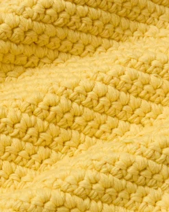 Mini sac jaune crocheté à la main