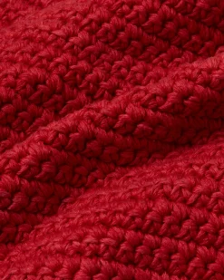 Mini sac rouge crocheté à la main