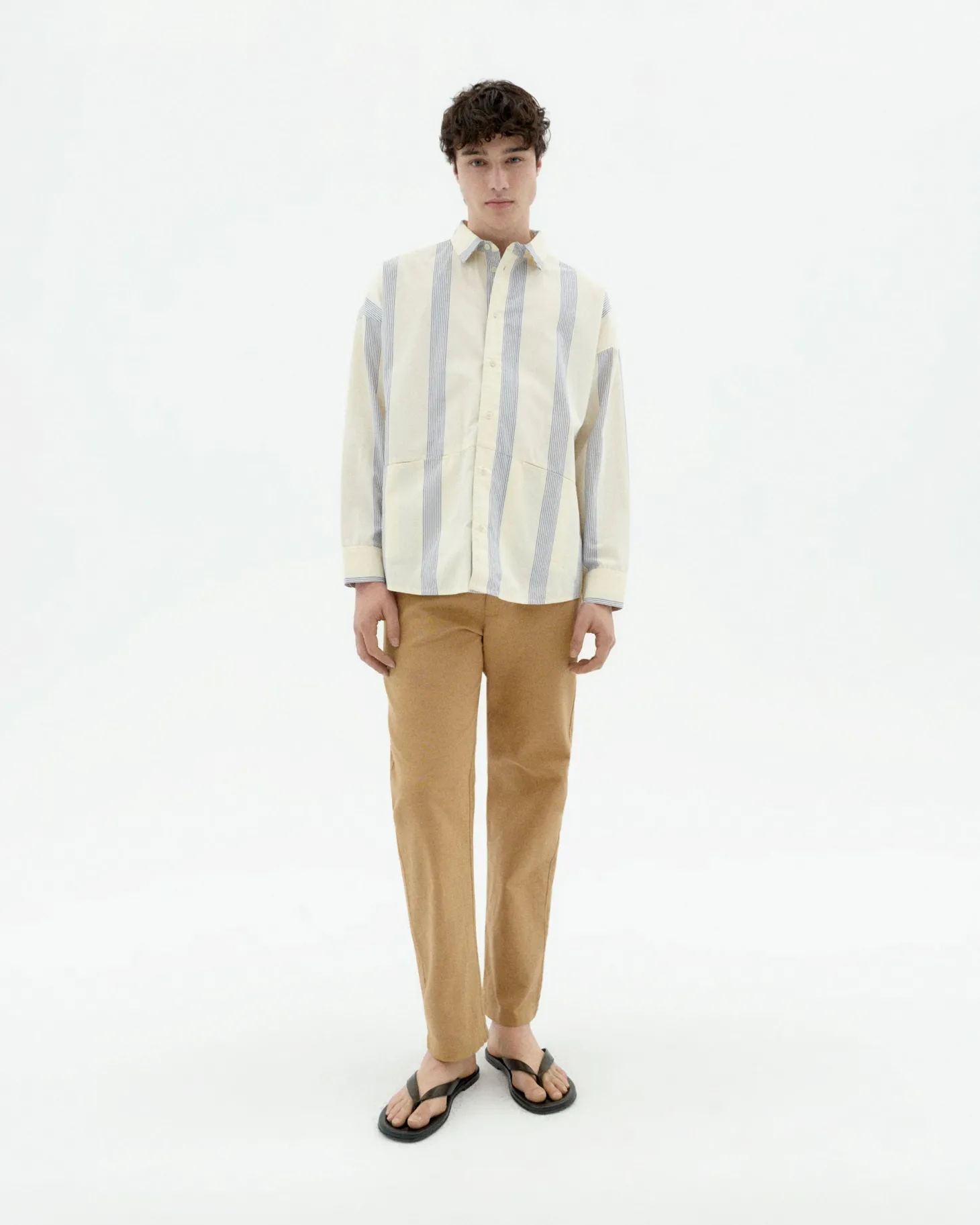 Pantalon beige droit Travel Light