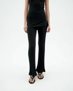 Pantalon comfy en maille noir Ecovero Naia