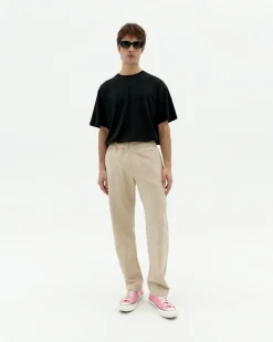 Pantalon écru droit Travel Light