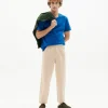Pantalon écru relaxed cargo Max