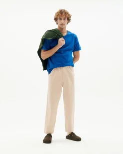 Pantalon écru relaxed cargo Max