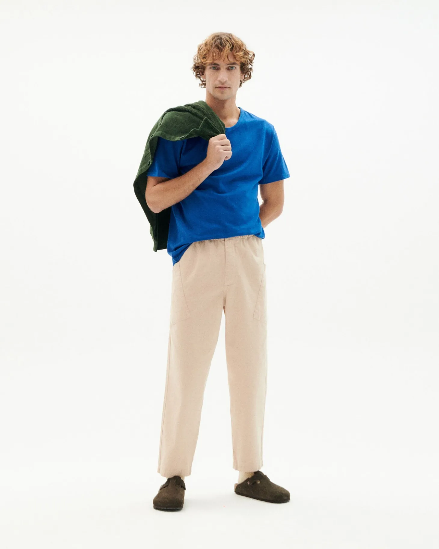 Pantalon écru relaxed cargo Max