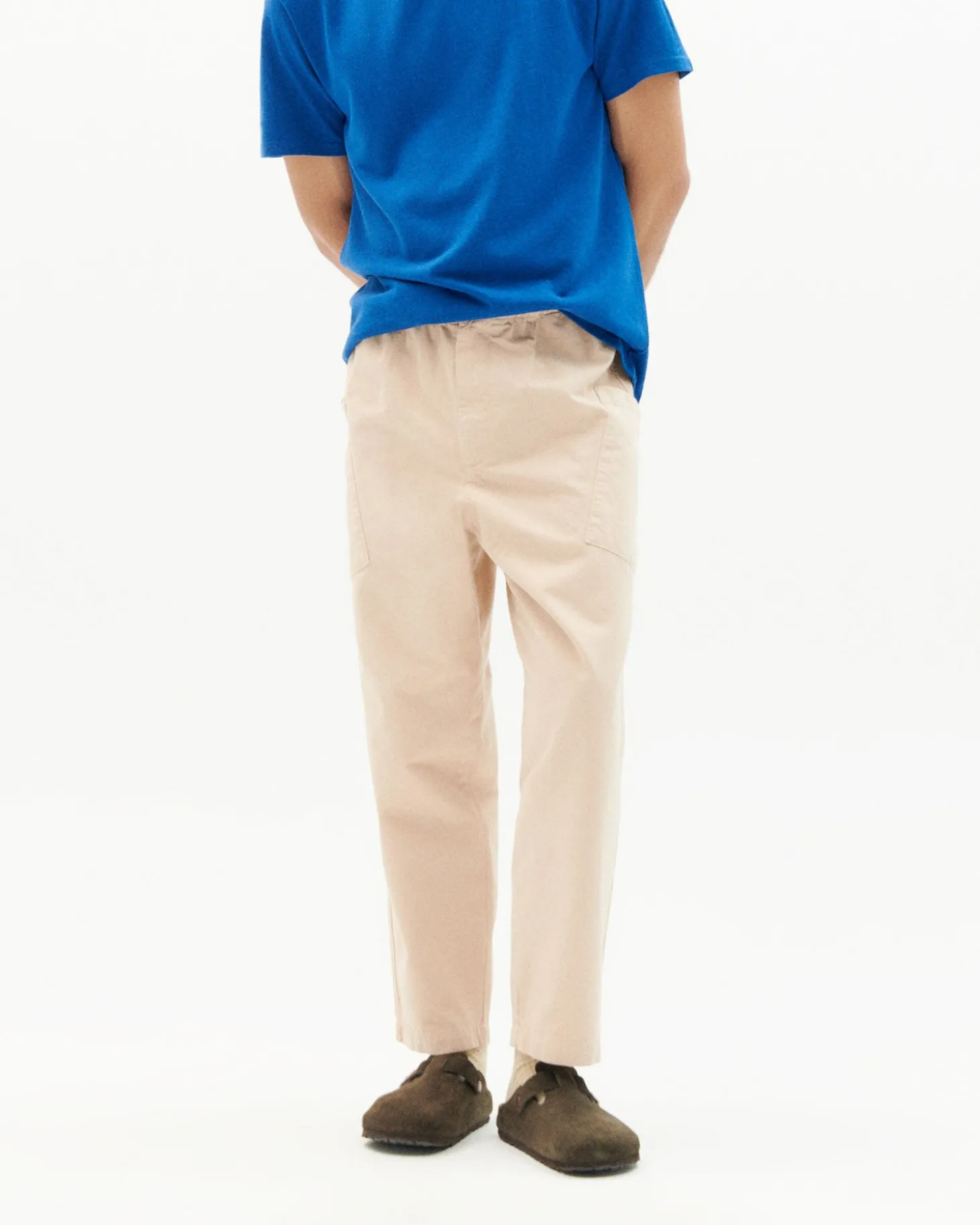 Pantalon écru relaxed cargo Max