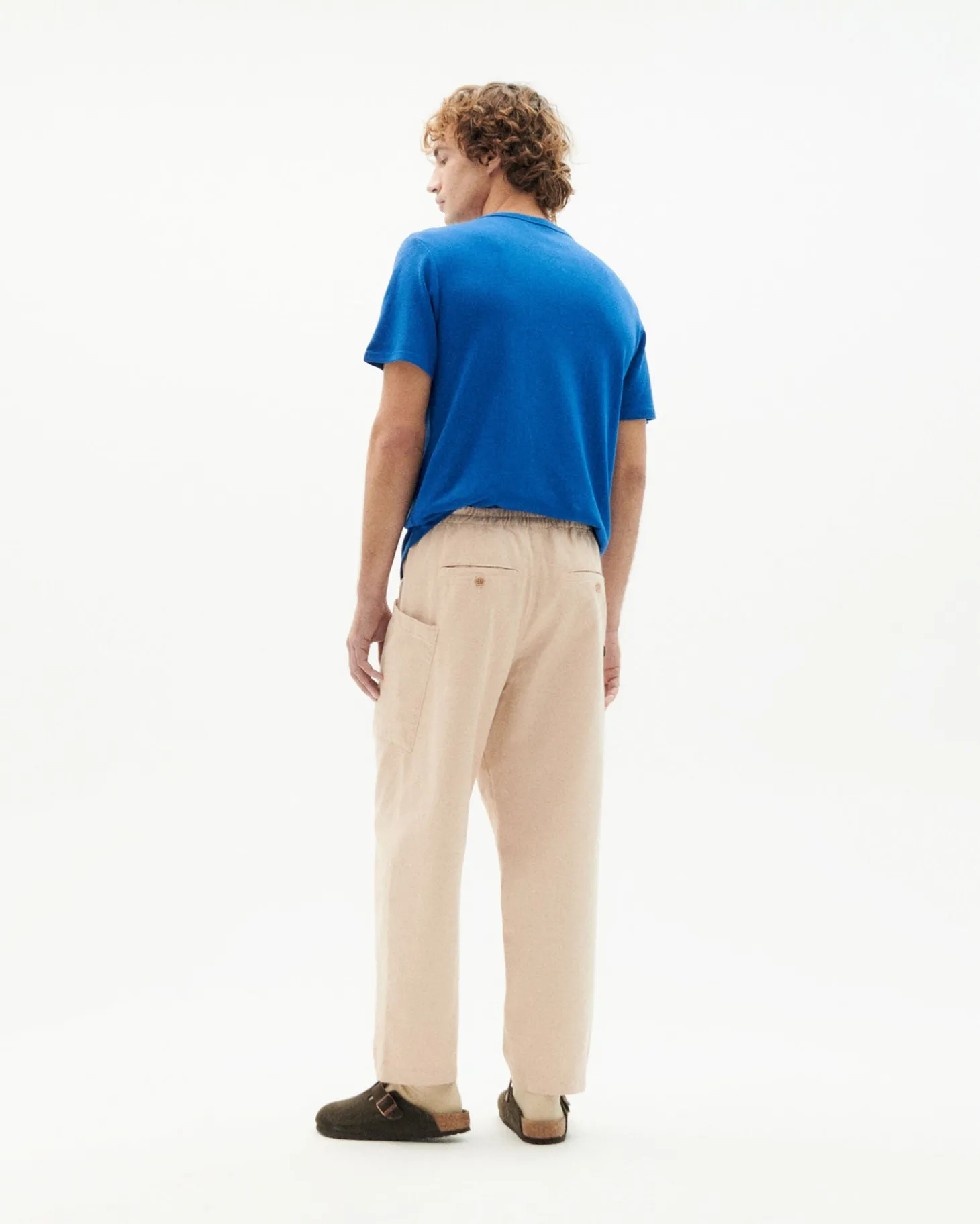 Pantalon écru relaxed cargo Max