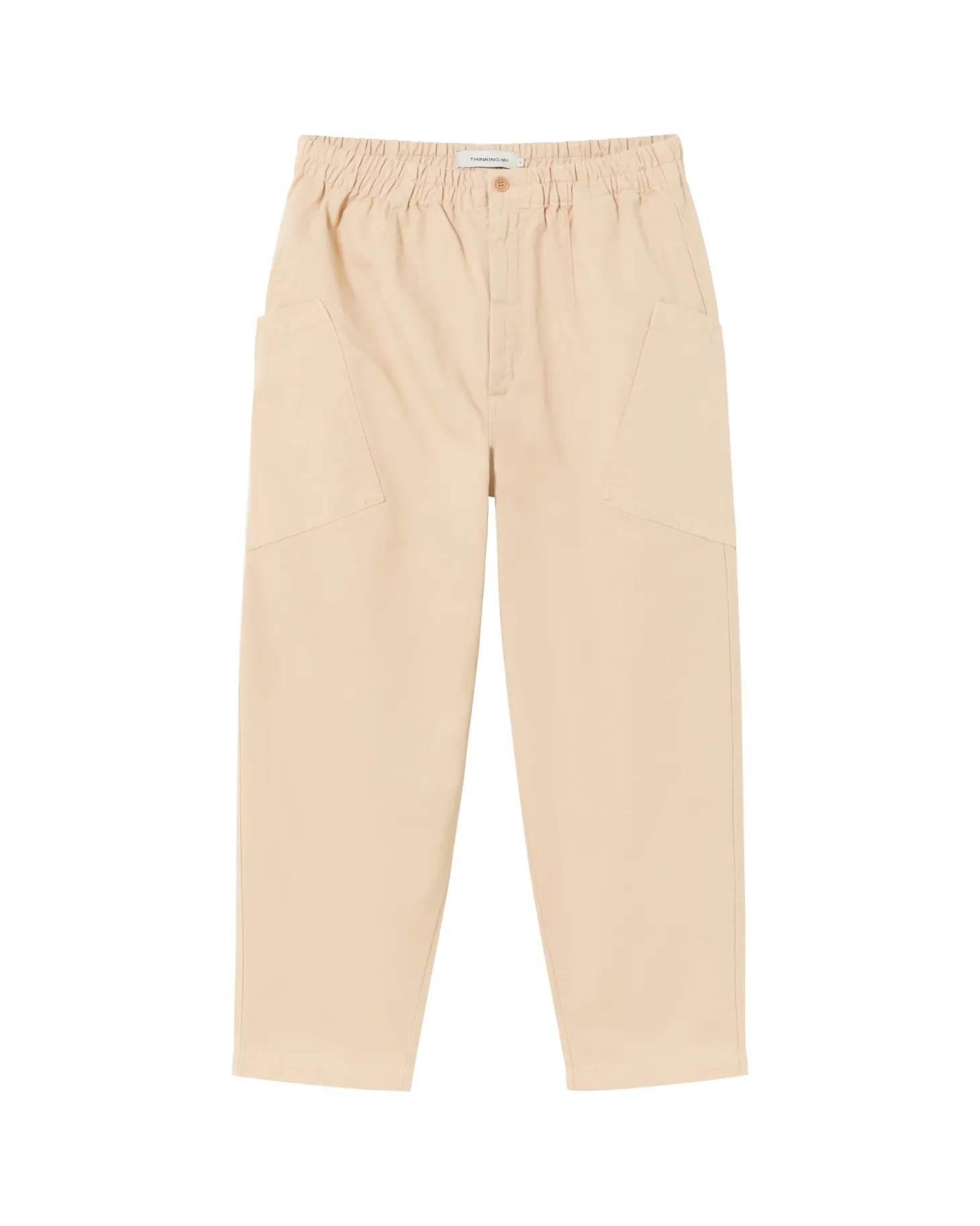 Pantalon écru relaxed cargo Max