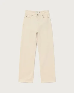 Pantalon écru taille haute Theresa