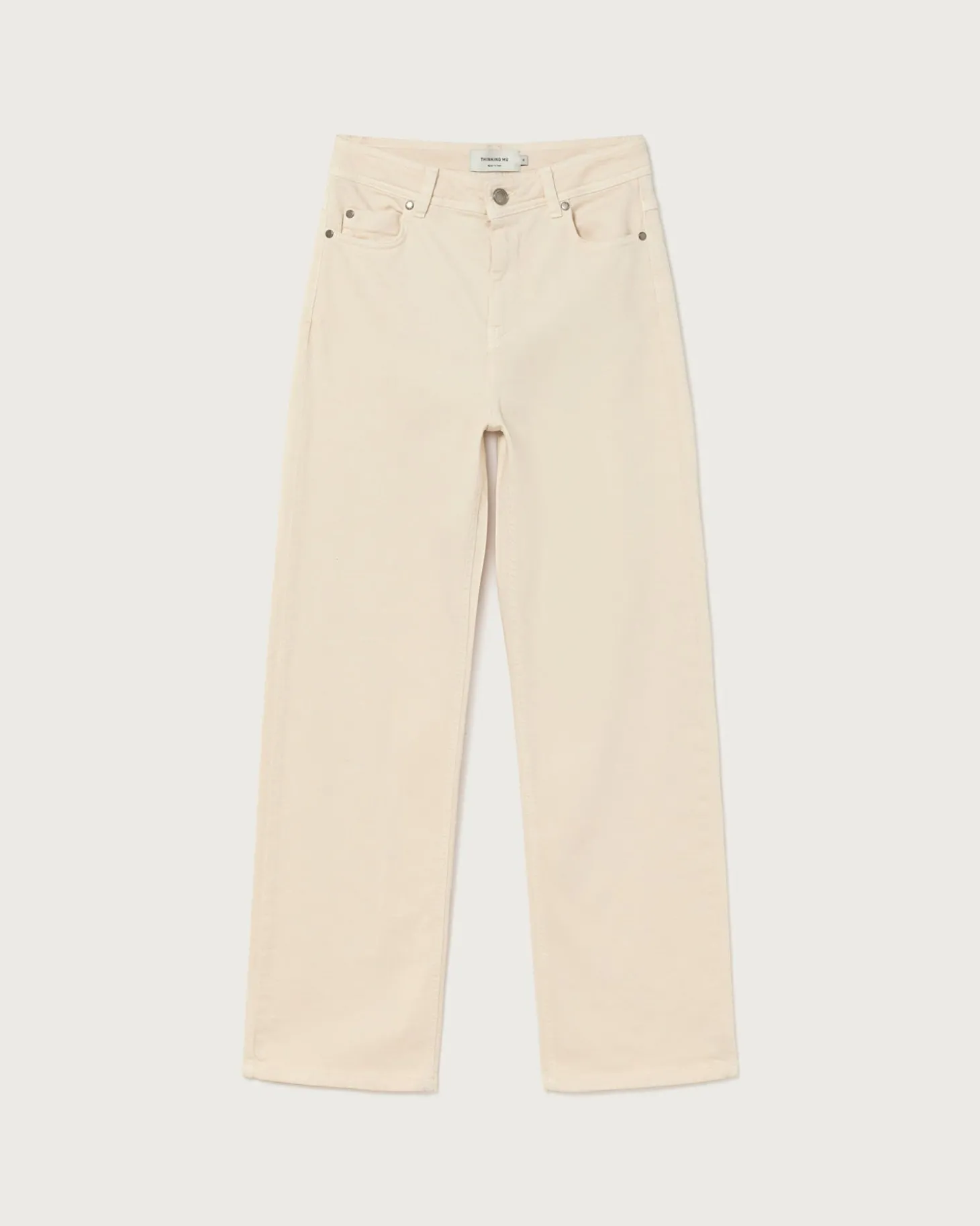 Pantalon écru taille haute Theresa