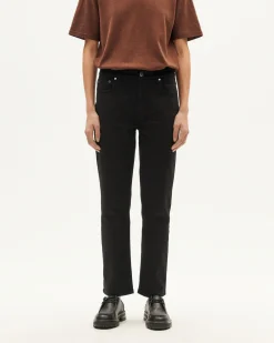 Pantalon noir droit Nele