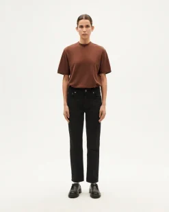 Pantalon noir droit Nele