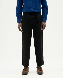 Pantalon noir relaxed cargo Max