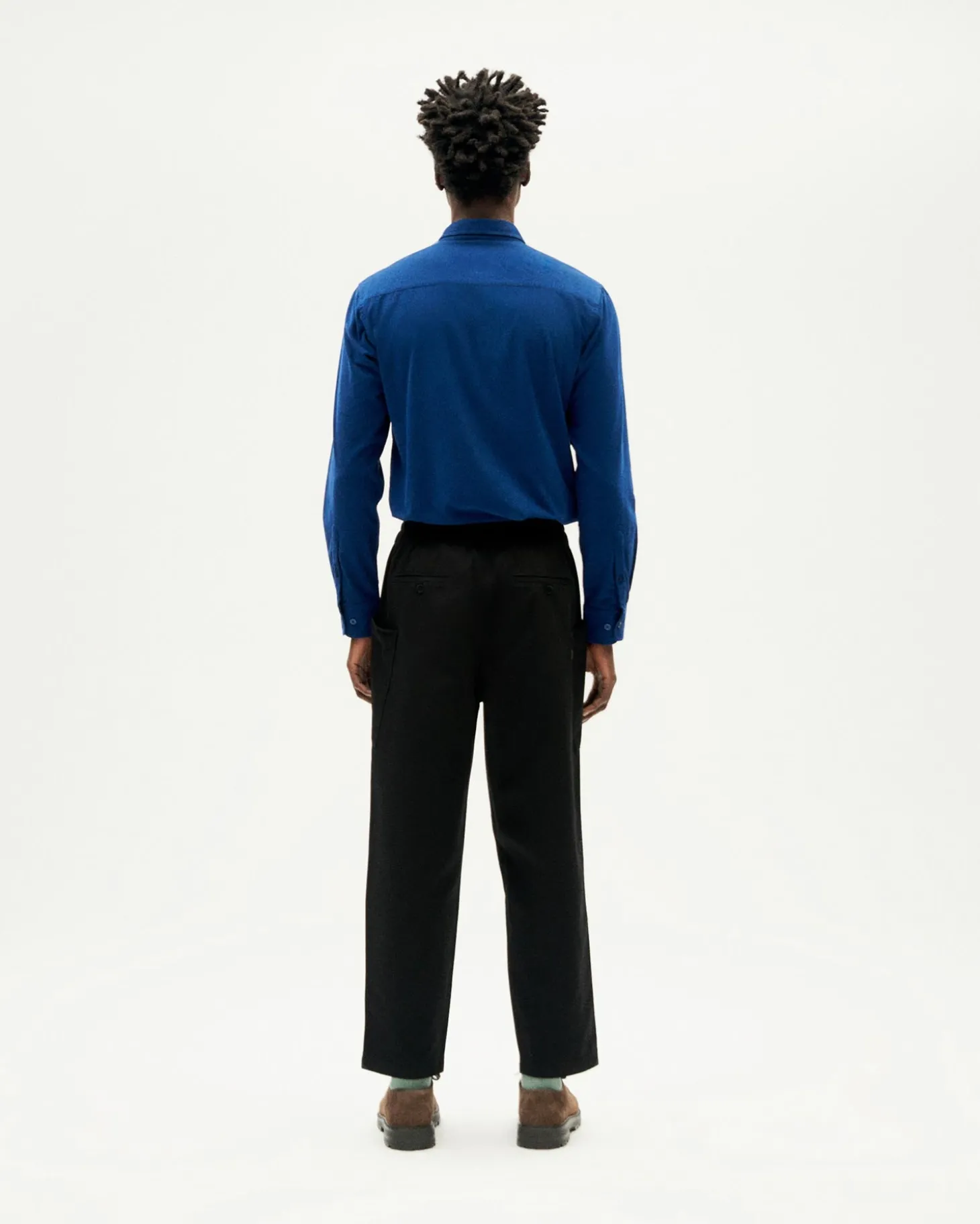 Pantalon noir relaxed cargo Max
