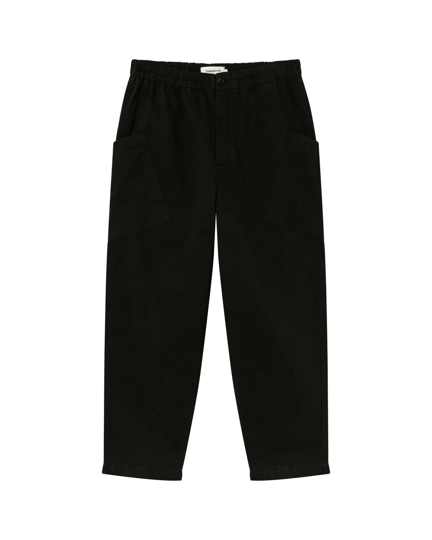 Pantalon noir relaxed cargo Max