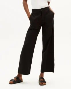 Pantalon noir taille haute Karina
