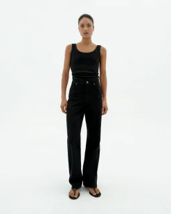 Pantalon noir taille haute Theresa