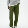 Pantalon vert droit Owen