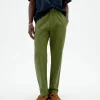 Pantalon vert droit Travel Light