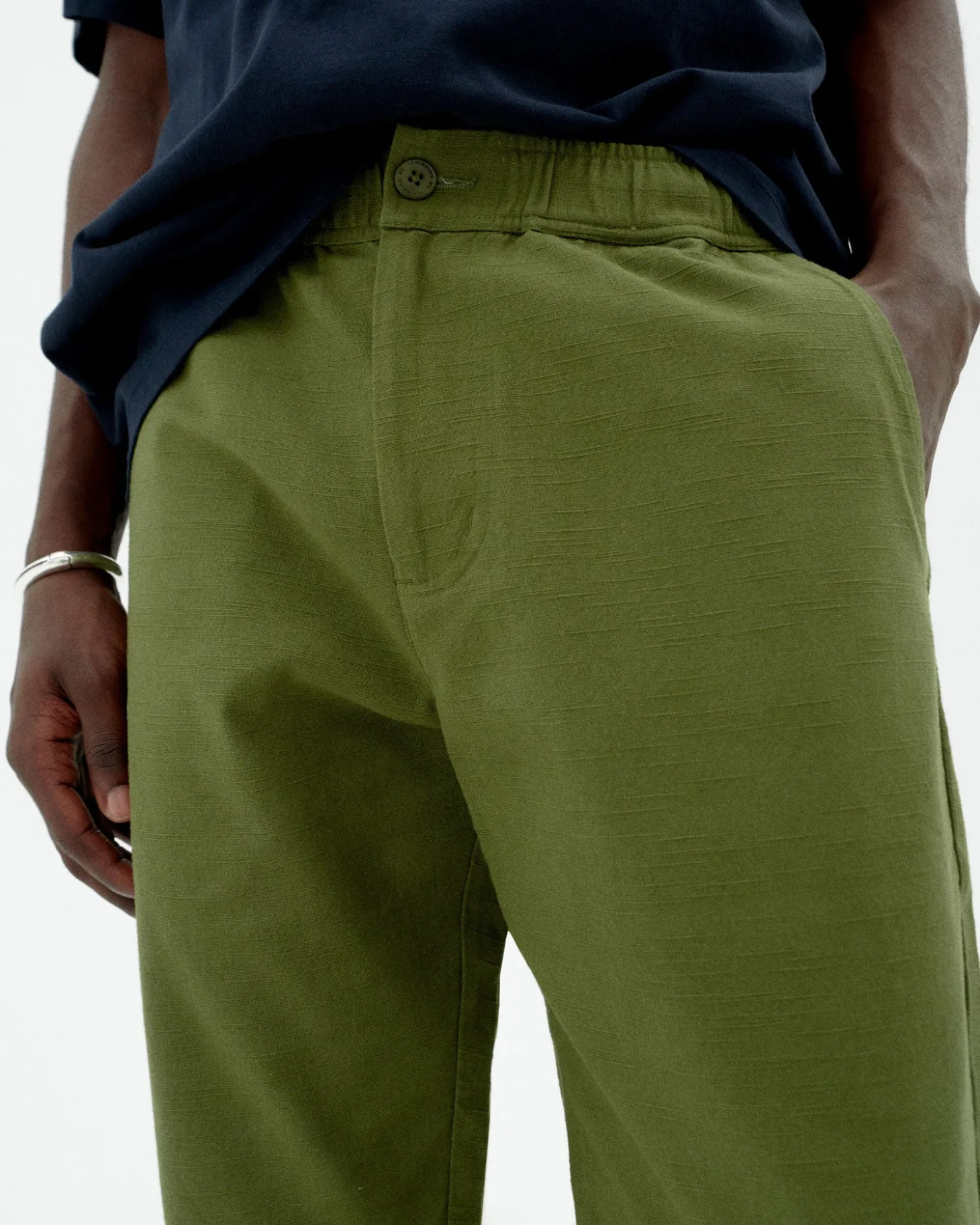 Pantalon vert droit Travel Light